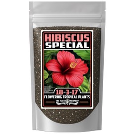 Fertilizer Commercial Grade | Tropical Flower Special 18-3-17 | 3 Pounds | Custom Professional Mix Blend | 90-Day, Buds & Blooms | Balanced NPK Formula for Hibiscus & Orchids | Controlled Release Feed