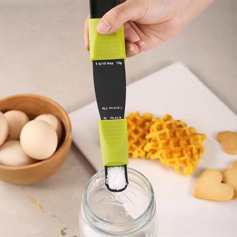 Generic Adjustable Measuring Spoon, 2PCS, Gram/tbsp/tsp with Scale