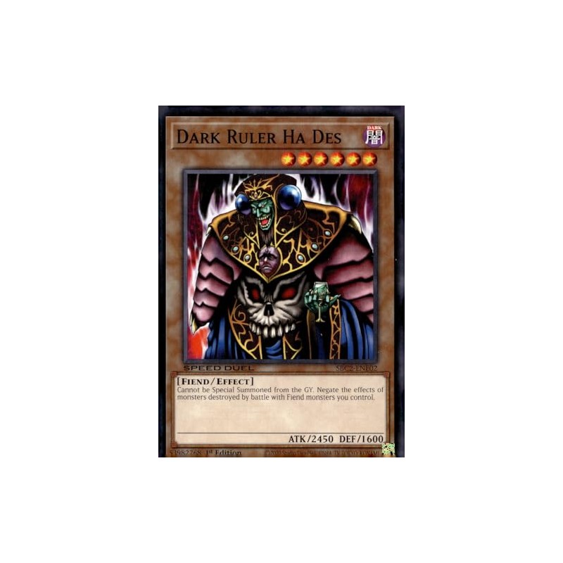 Dark Ruler Ha Des - SBC2-ENE02 - Common - 1st
