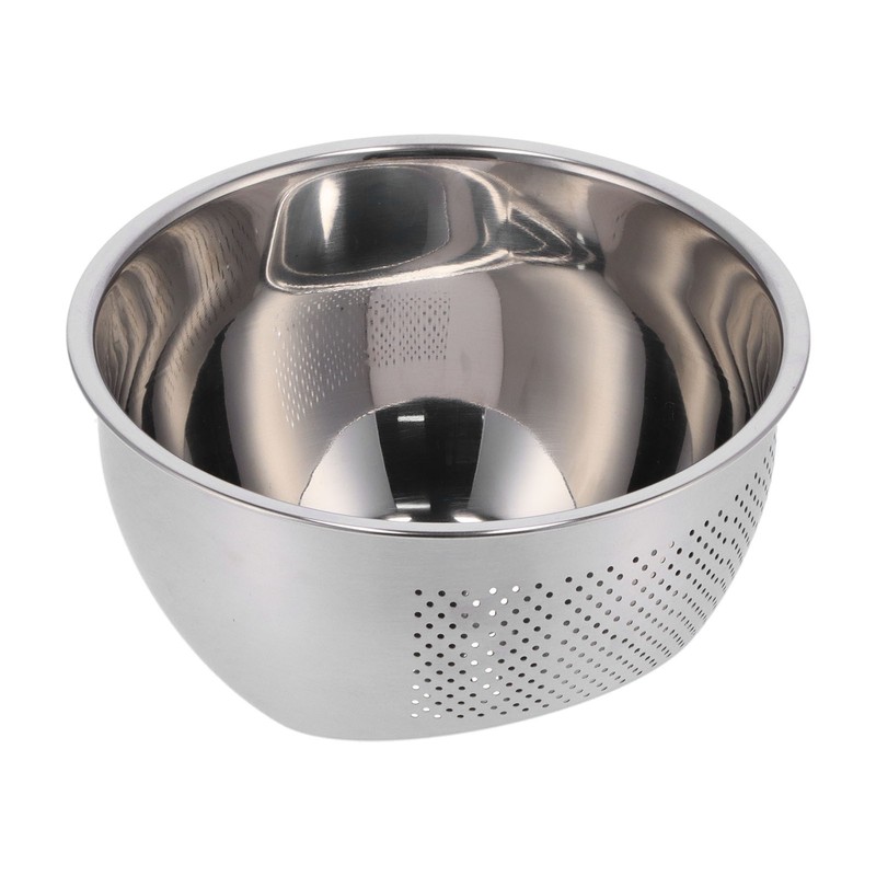 Drain Basket Stainless Steel Rice Sieve Thickened Vegetable Washing Drainer