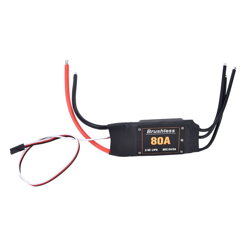 80A Brushless ESC Speed ​​Controller Battery Low Voltage Protection RC