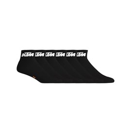 KTM Men's Socks, Pack 6 x FR5 Black