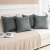 Sungeek Set of 4 Soft Corduroy Decorative Cushion Covers 40x40cm