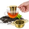 sourcing map 1 Pcs Tea Infuser Filter with Drip Bowl,