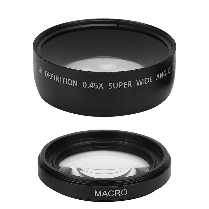 Digital Camera Lenses, 55mm 62mm Front End Calibre 0.45X Wide