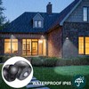 LUXSWAY Battey Powered Motion Sensor Outdoor Light Waterproof Flood Light