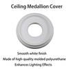 bociloy 2Pcs 10" OD x 4" ID Molded PU Ceiling