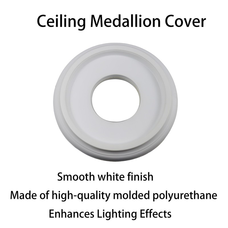 bociloy 2Pcs 10" OD x 4" ID Molded PU Ceiling