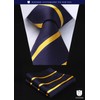 HISDERN TA5-01S Set of 5 Ties and Pocket Squares for