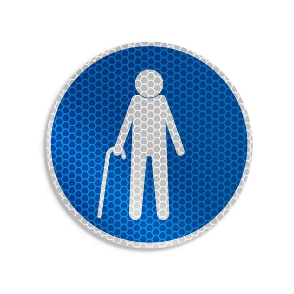 Small Traffic Sign Sticker – Mini Traffic Sign – Diameter