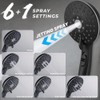 Ryamen Dual Shower Head Combo, 8'' High Pressure Rain Shower