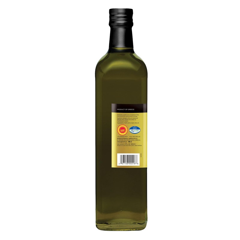 Iliada Kalamata PDO Extra Virgin Olive Oil, 500mL | Multi-Awarded