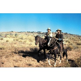 ART.COM Stretched Canvas Print The Outlaw Josey Wales, Chief Dan George, Clint Eastwood, 1976, 18" x 12"