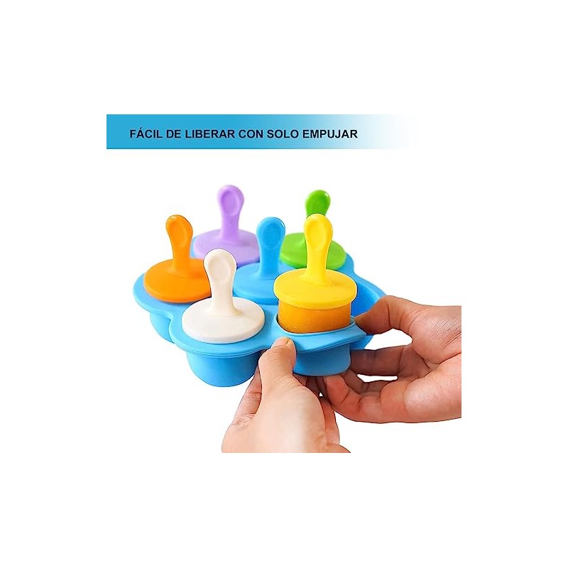 U Chef Moldes de Silicona para Paletas de Hielo, Contenedor