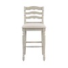 Linon Stool, White Wash