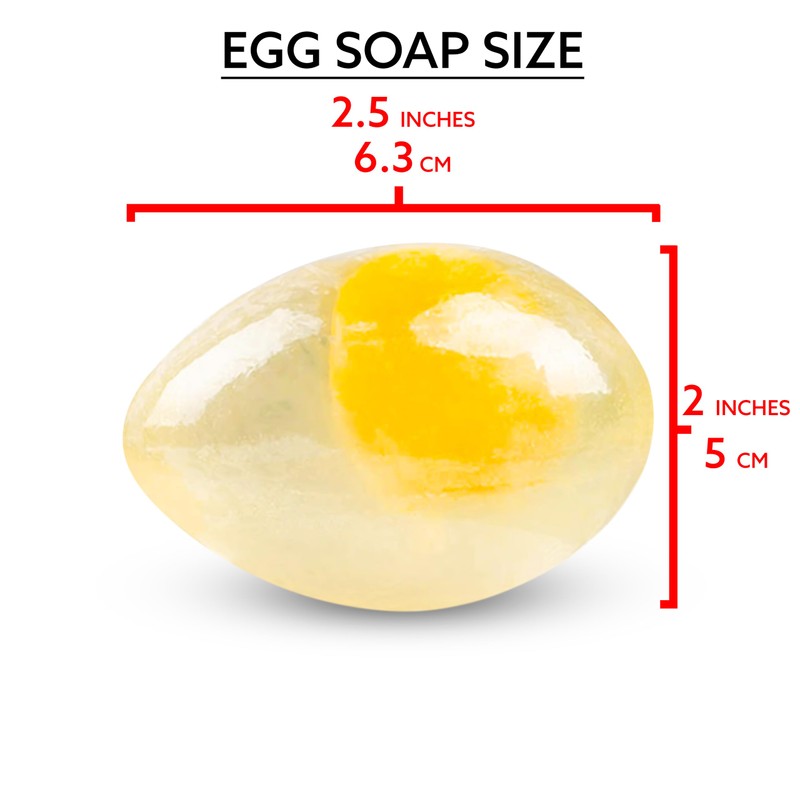 Twins Personal Care Egg Soap, Luxurious Handmade Egg Shaped with