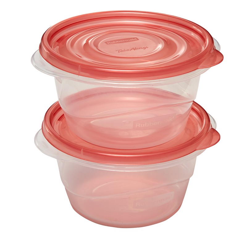Rubbermaid TakeAlongs Recipientes de almacenamiento de alimentos Small Bowl, 3.2
