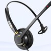 Arama RJ9 Telephone Headset with Microphone Noise Cancelling,Office Phone Headset
