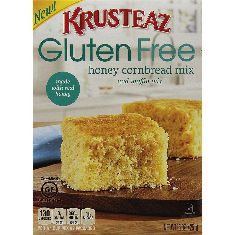 Gluten Free Honey Cornbread Mix And Muffin Mix (Pack of