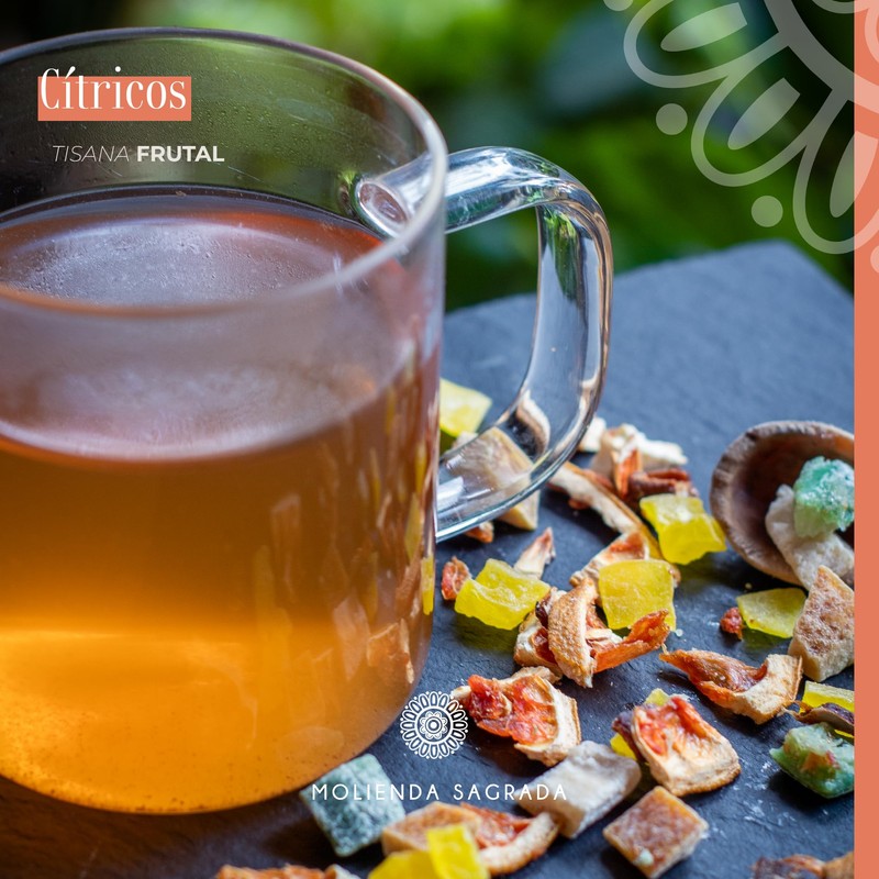 Molienda Sagrada, Tisana Cítricos, Infusión Frutal 100% Natural, 150 gramos