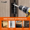 FiLwW Self-Centering Drill Bit Set, CC2430 3/32", 7/64", 9/64" Self