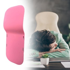 predolo Chair Seat Lumbar Back Cushion 19.7x7.2inch Multifunctional for Working Relaxing Flexible Lightweight PP Material Ergonomic, Pink