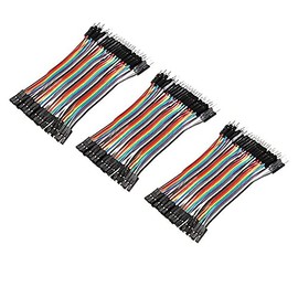 Aihasd 3pcs 120P 10 cm Male-Female Jumper Wire Cable Jumper for Arduino