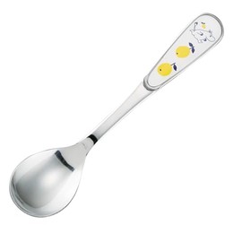 MOOMIN MM031-850 Color Series Stainless Steel Spoon, 5.3 inches (13.5 cm), Moomin, Yellow, Scandinavian Miscellaneous Goods, Present, Gift, Made in Japan