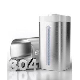 Jack & Rose Stainless Steel Humidifier, Easy to Clean, Dishwasher Safe, Cool Mist Humidifiers for Bedroom