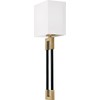 Capital Lighting 644711AB Bleeker Modern Flush Mounted Rectangular White Fabric