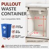 ANASTA Under Sink Trash Can Pull Out Trash Hidden for