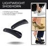 DUDUA 3 PCS Travel Shoe Horns Plastic Shoehorn for Men
