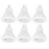 6pcs Brightness Dimming LED Spot Light Bulbs 360LM MR11 LED
