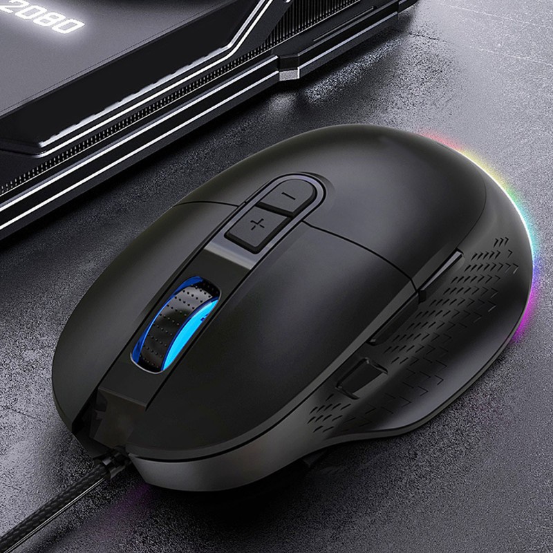 Wired Gaming Mouse 2400 3600 4200 6400 DPI Ergonomic RGB