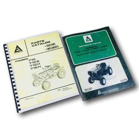 Lot Allis Chalmers Operators Parts Manual 710 712S 712H 716H Lawn Garden Tractor