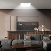 BRILONER - LED ceiling light with indirect light, flat, neutral