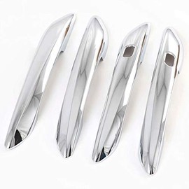 Eynpire 7032 Chrome 4 Door Handle Cover Compatible with 2021-2023 Hyundai Elantra w/Smart Keyhole