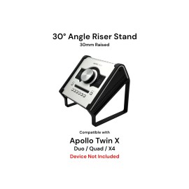 Iron Prints Stand for UAD Apollo Twin X Duo / Quad / X4 30° Angled Riser Stand - Raised 30mm - White