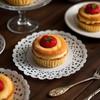 AimtoHome White Round Paper Doilies,4.5 Inch Lace Doilies for Dessert