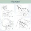 XRHTONG Soft Cloth Ear Pads Compatible with Sony MDR-7506 MDR-V6