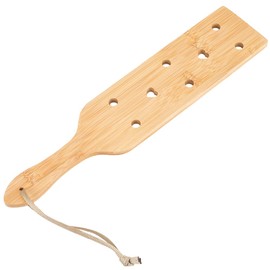 GORGECRAFT Beech Wood Paddle with Heart Airflow Holes Lightweight Bamboo Greek Fraternity Sorority Wooden Paddle with Smooth Surface for Camping Hiking Picnics 13.23x2.83inch