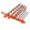 Hakkin 9-Piece Triangle Alloy Hole Saw Tile Drill Twist Drill