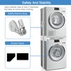 HHXRISE Washer Dryer Stacking Kit, Universal Stacking Kit for Washer
