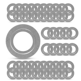 OhLectric Galvanized Steel Reducing Washer-Knockout Reducing Washer-Ensures Secure Connection-Reduce Oversized Opening of Metal Outlet Box-cULus Listed-Trade Size 1-1/4 x 1/2 Inches, 50 Pcs - OL-42254