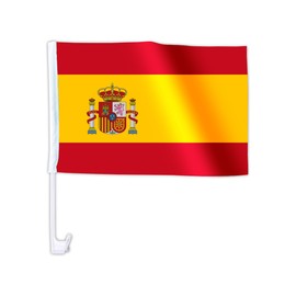 Car Flag Car Window Flag Spain