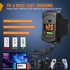 Nilight 4 Gang Rocker Switch Panel with PD Type C