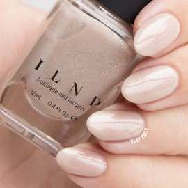 ILNP Elle - Almond Nude Holographic Sheer Jelly Nail Polish
