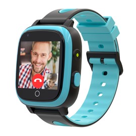 4G Kids Smart Watch Boys,GPS Watch for Kids with Video Call Voice Chat Alarm SOS Camera Pedometer Stopwatch Caculator Flashlight Smart Watch for Kid Age 5-12