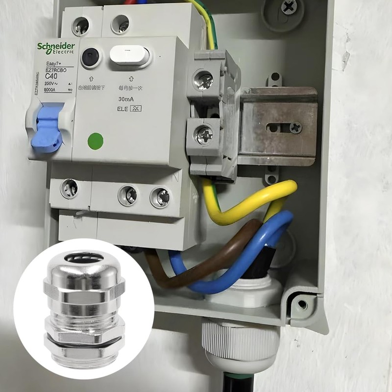 GOIYZTTR 6pcs PG11 Cable Glands IP68 Waterproof Cable Grommet Brass