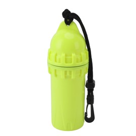 Kayak Container Bottle,Underwater Capsule Container Dry Storage Bottle with Clip for Diving, Snorkeling, Surfing, Kayaking (Yellow)